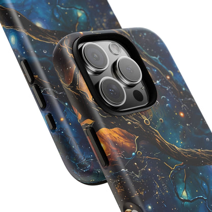 Galaxy Phone Case, Tough Cases with Cosmic Design, Unique Gift for Astronomers, Sci-Fi Fans, Starry Night, Outer Space