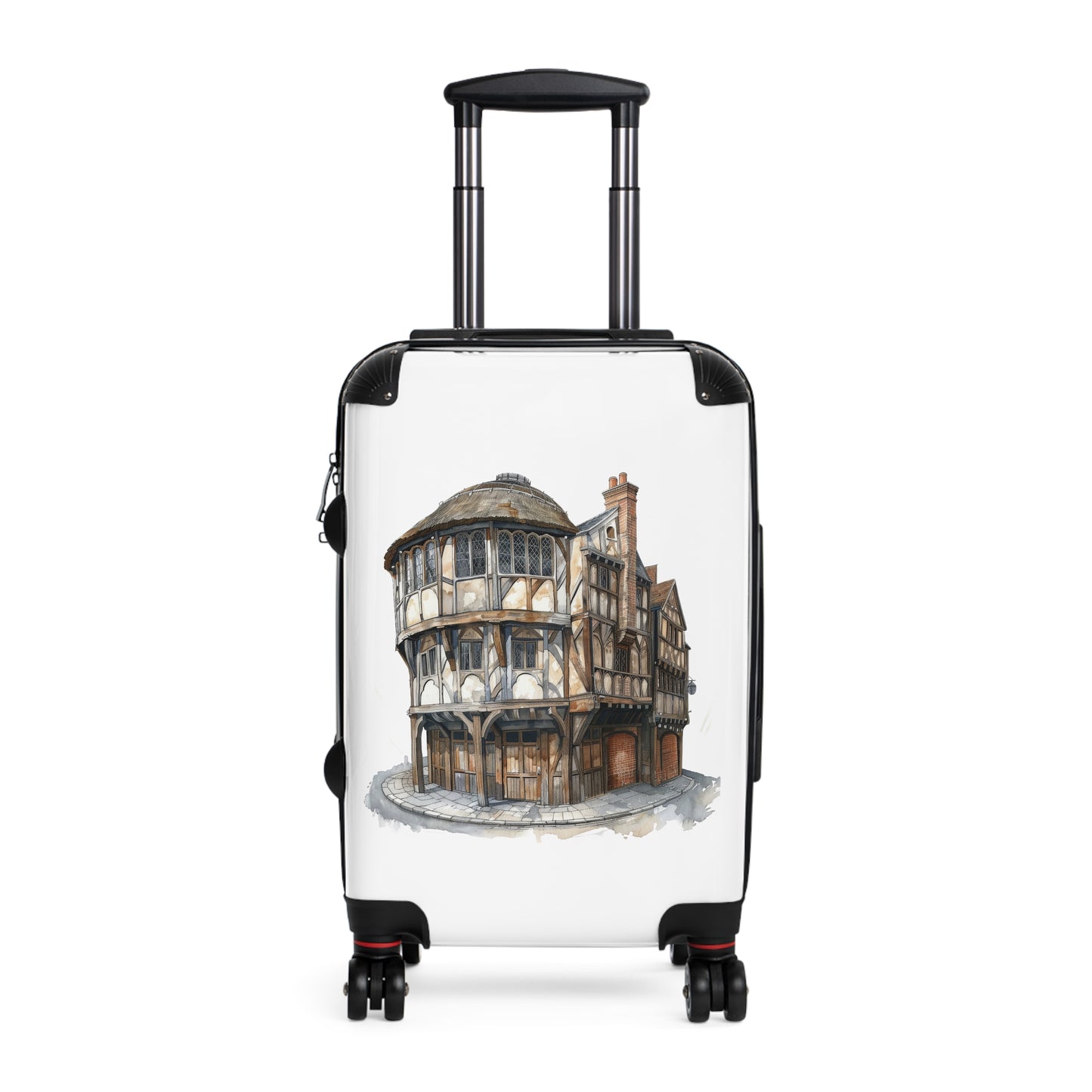 Tudor Pub Illustration Suitcase