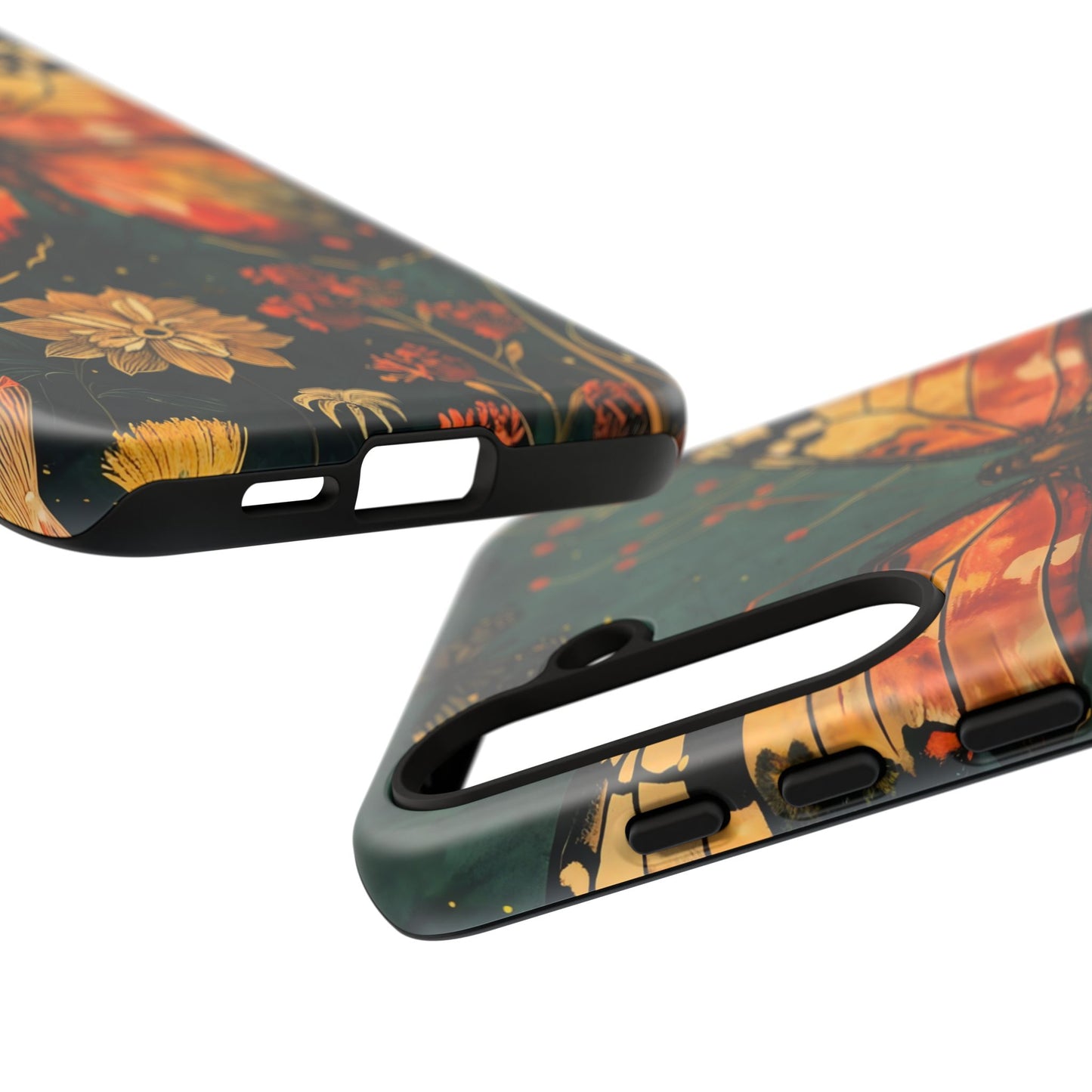 Butterfly Phone Case – Tough Cases for Nature Lovers, Floral Design, Butterfly Art, Unique Gift, Eco-Friendly Protection