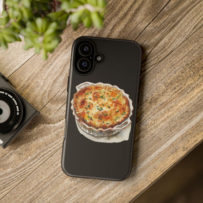 Quiche Phone Case - Funky Kitchen Decor, Foodie Gift, Chef Accessories, Culinary Art, Quirky Phone Cover