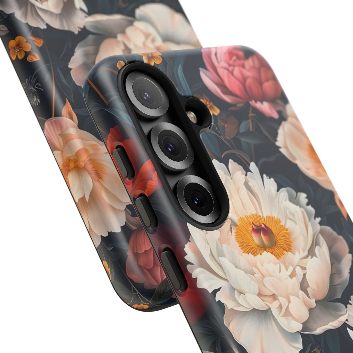 Floral Phone Case, Tough Phone Cover, Flower Design, Unique Gift for Her, Trendy Accessory, Spring Decor