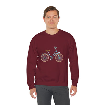 Unisex Heavy Blend™ Crewneck Sweatshirt Adorable - London's Style Classic Bicycle