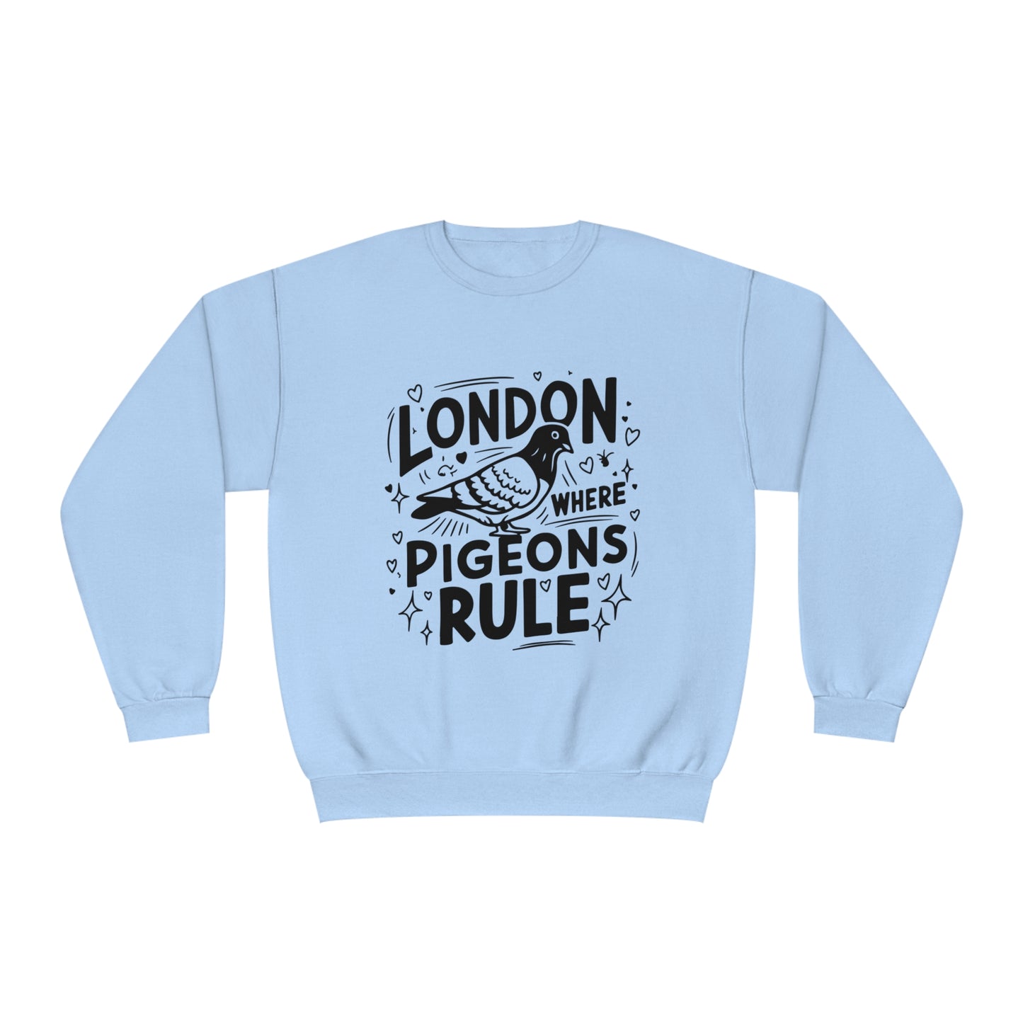 Unisex NuBlend® Crewneck Sweatshirt - Pigeons rule in London