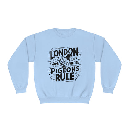 Unisex NuBlend® Crewneck Sweatshirt - Pigeons rule in London
