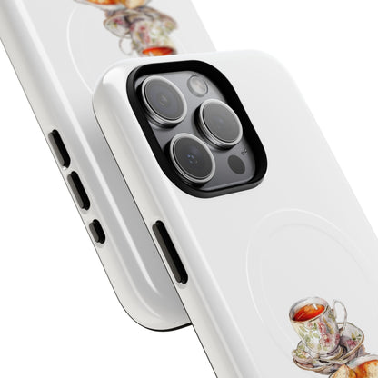Tough Magnetic Cases with Tea and Biscuit Design - Durable Phone Accessories, Unique Gifts, Stylish Tech Gear, Tea Lover's Must-Have, [...]