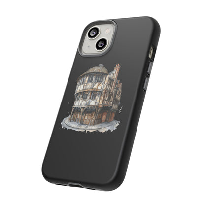 Stylish Phone Case featuring Unique Building Design, Art Lover Gift, Durable Phone Cover, Trendy Gadget Accessory, Unique Gift for Her