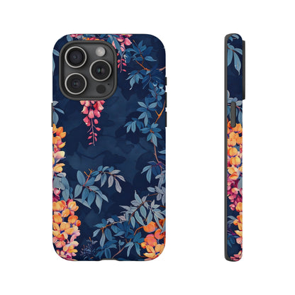 Floral iPhone Case, Tough Phone Cover, Gift for Her, Nature Lover Accessory, Spring Decor, Unique Floral Design