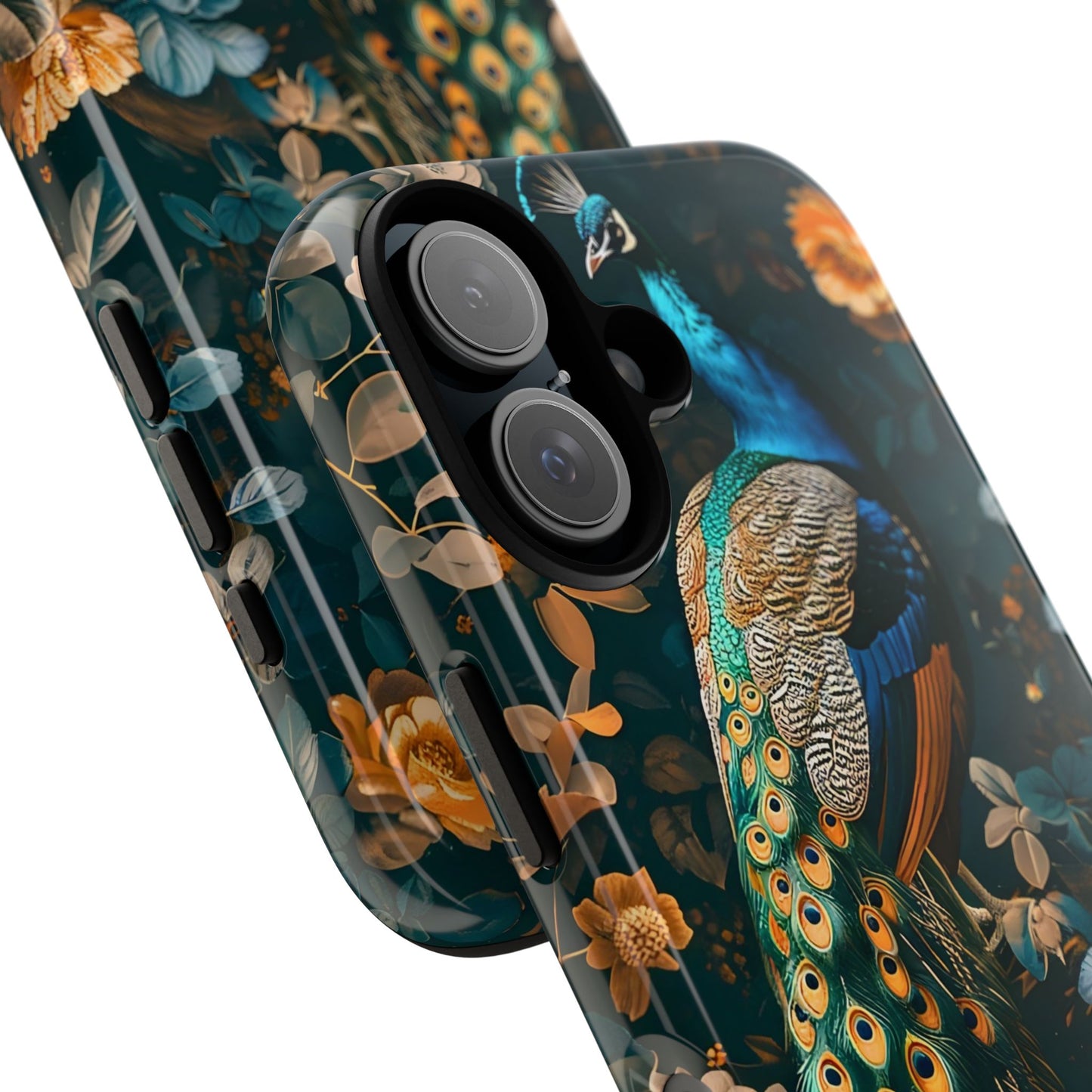 Peacock Phone Case - Elegant Floral Design, Tough Case for Protection, Unique Gift for Nature Lovers, Stylish Accessory, Eco-Friendly