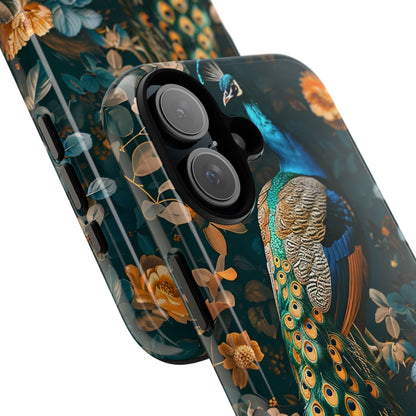 Peacock Phone Case - Elegant Floral Design, Tough Case for Protection, Unique Gift for Nature Lovers, Stylish Accessory, Eco-Friendly