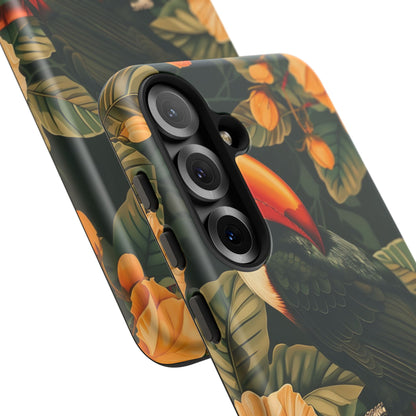 Tropical Toucan Phone Case, Exotic Bird Cover, Nature Lover Gift, Eco-Friendly Design, Customizable Tech Accessory