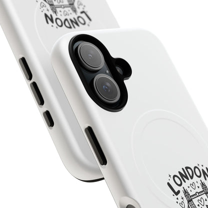 London-Inspired Tough Magnetic Cases | Perfect for Travelers, Gift for Friends, Unique Phone Protection, London Souvenirs, Travel Gifts