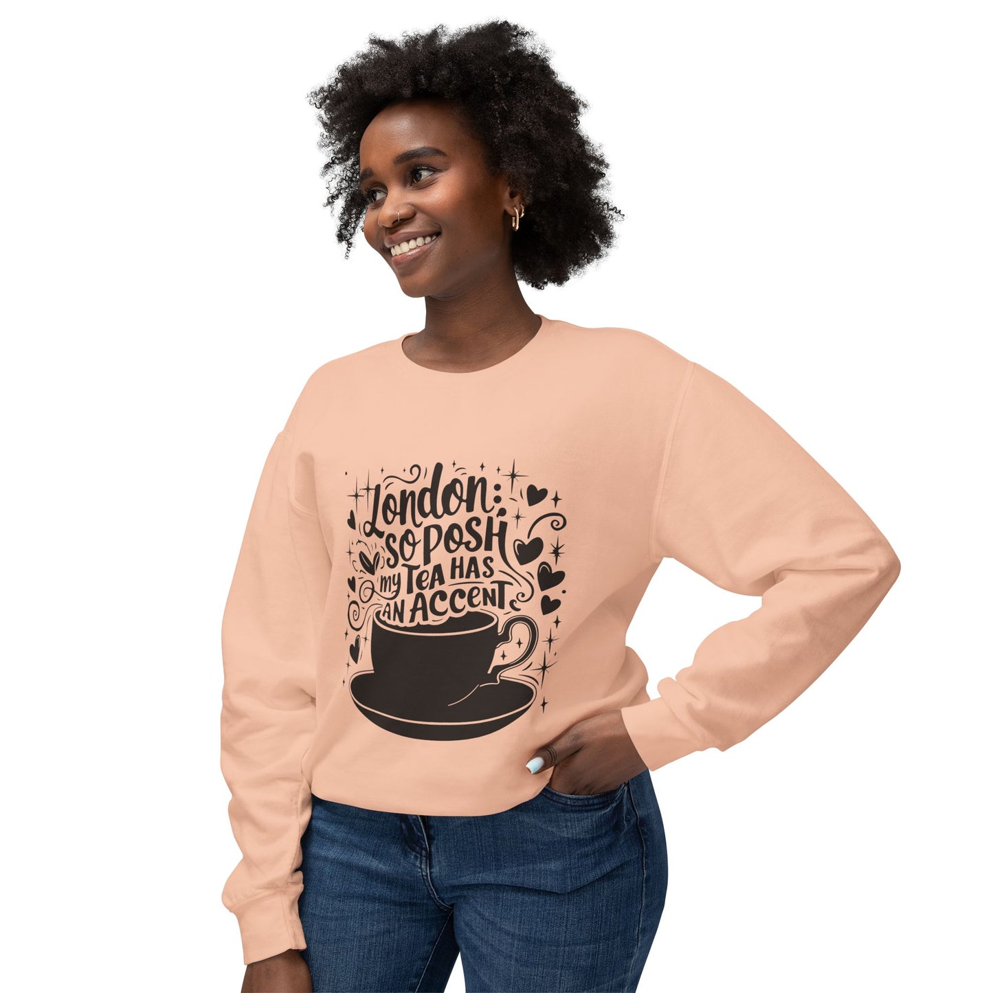 Unisex Lightweight Crewneck Sweatshirt - London's Nostalgic Tea