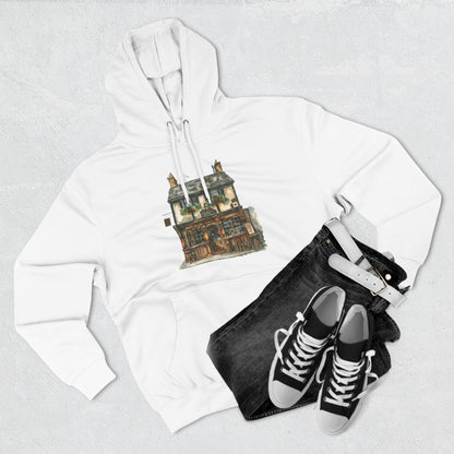 Three-Panel Fleece Hoodie - Nestled in Nature - British Village House