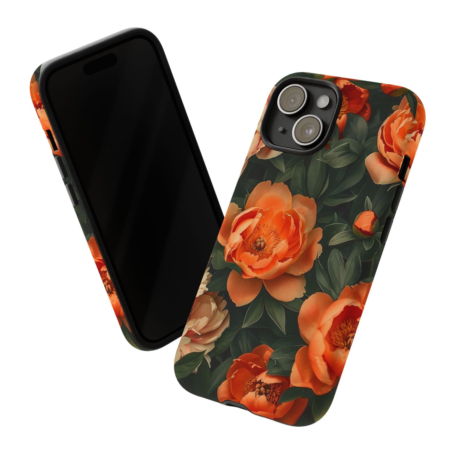 Stylish Floral Phone Case, Tough Cases, Floral Phone Cover, Gift for Her, Spring Accessories, Mother's Day, Phone Protection