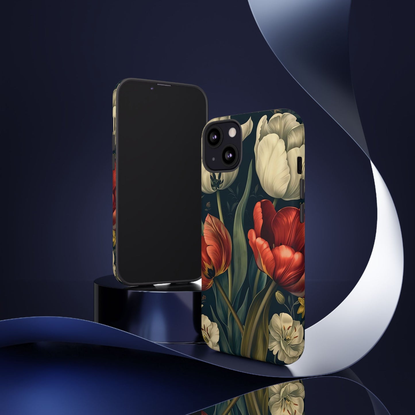 White Flower Tough Cases