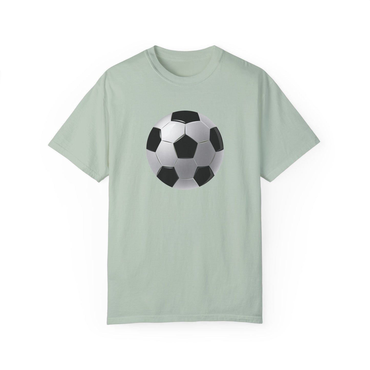 Dynamic Football Design - Sports Passion Energetic Unisex Garment-Dyed T-shirt
