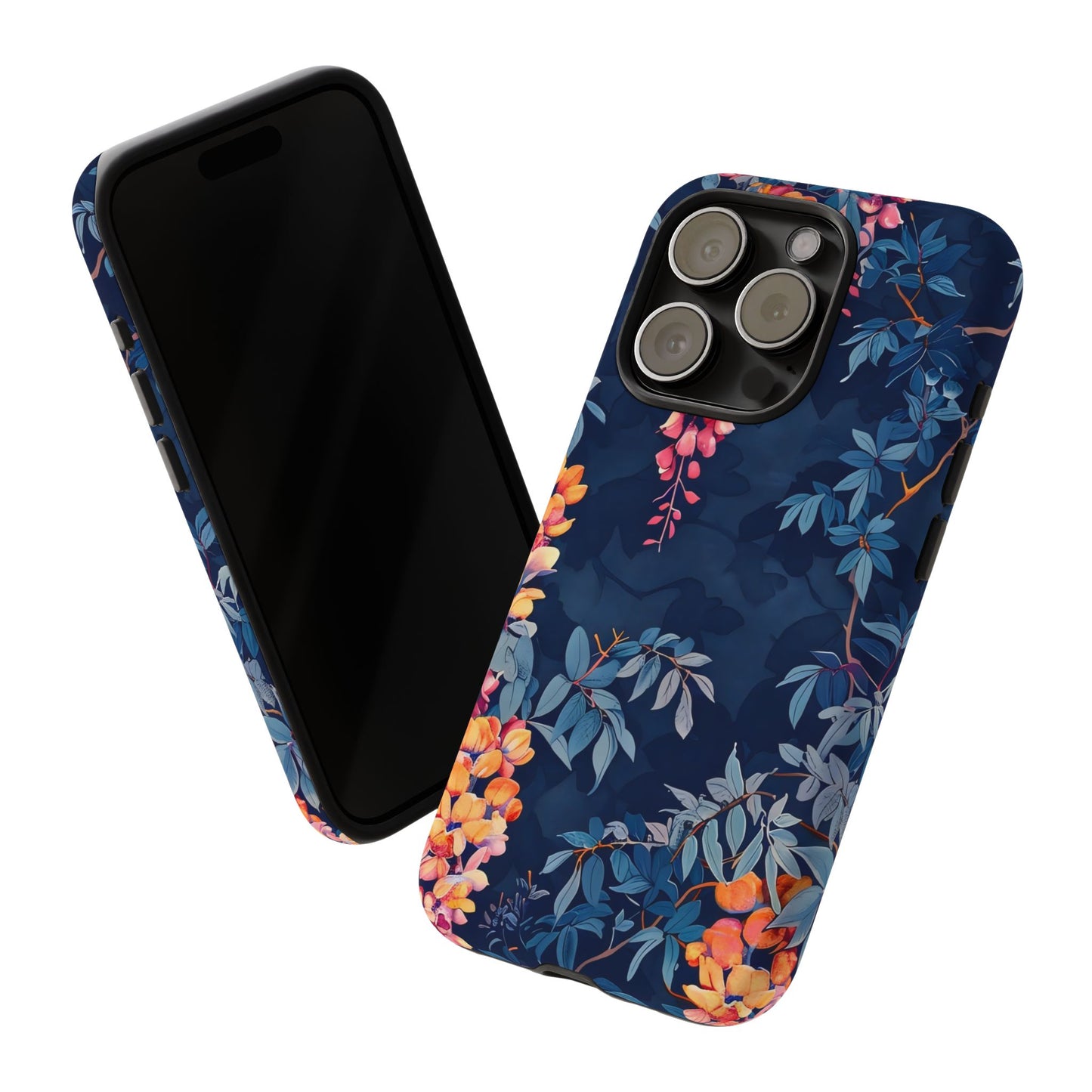 Floral iPhone Case, Tough Phone Cover, Gift for Her, Nature Lover Accessory, Spring Decor, Unique Floral Design