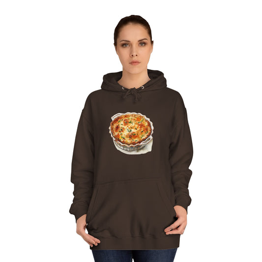 Unisex College Hoodie - Dine Like a Monarch - Classic Royal Dishes of Britain