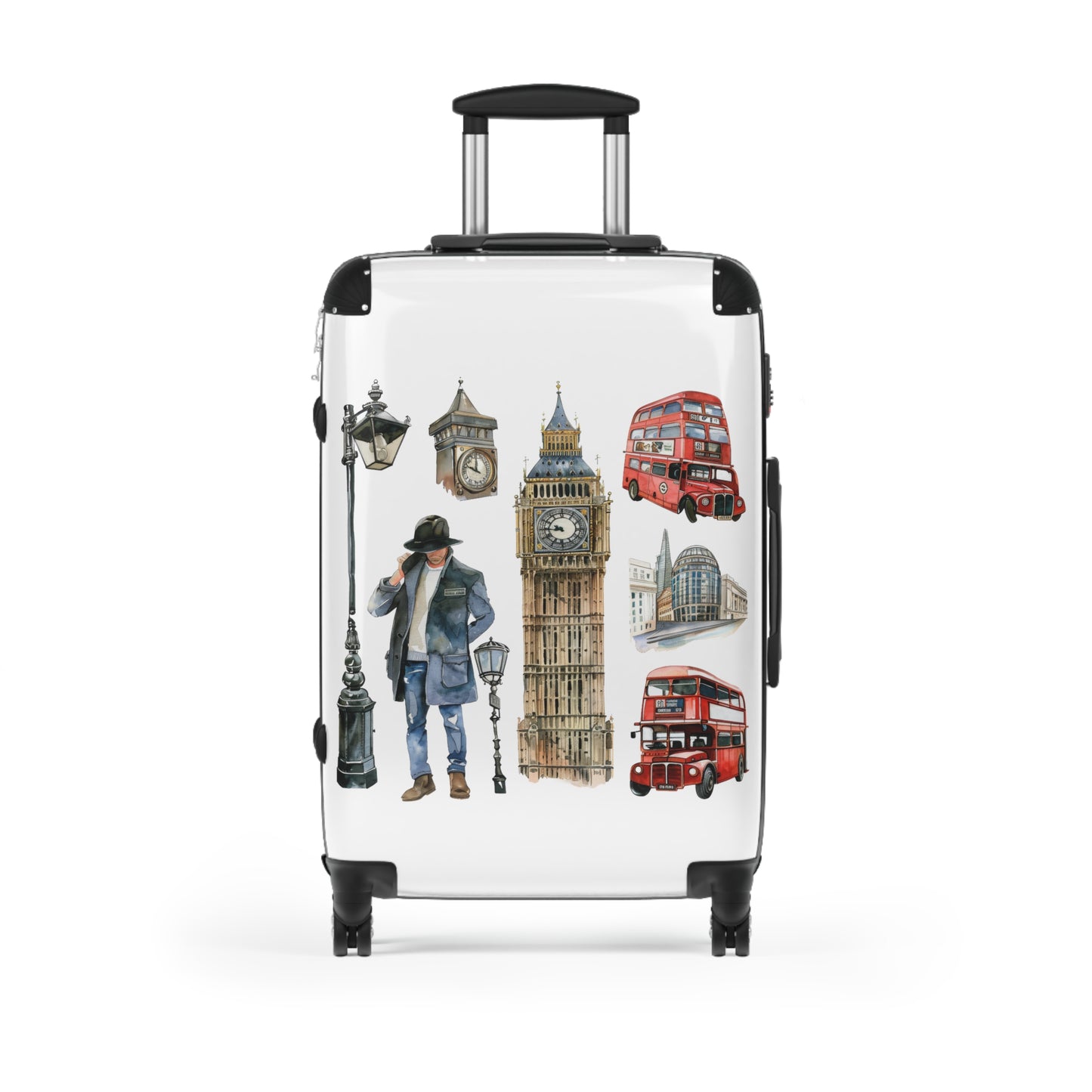 Scones & Tea Watercolor Suitcase