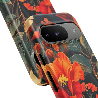 Tough Floral Phone Case | Tropical Vibe, Gift for Nature Lovers, Summer Beach Accessory, Floral Pattern, Trendy Phone Accessories