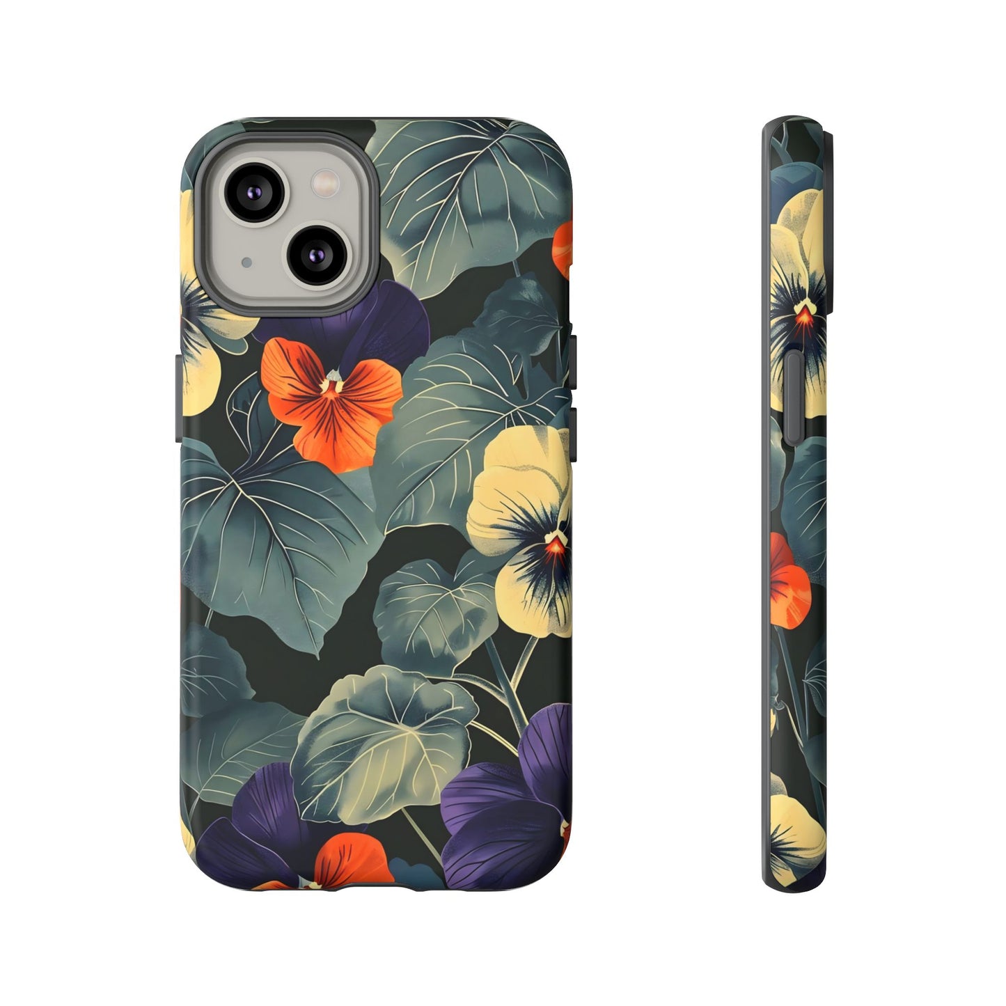 Tough Cases Floral iPhone Case, Tough Phone Cover, Stylish Floral Design, Gift for Her, Summer Vibe, Durable Protective Case