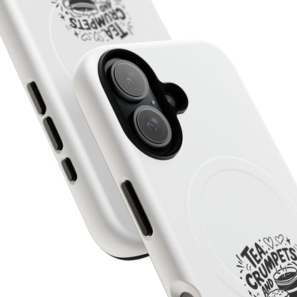 Magnetic Phone Case - Tea, Crumpets, and London Adventures, Unique Gift for Travelers, Phone Accessory, Fun Case for iPhone