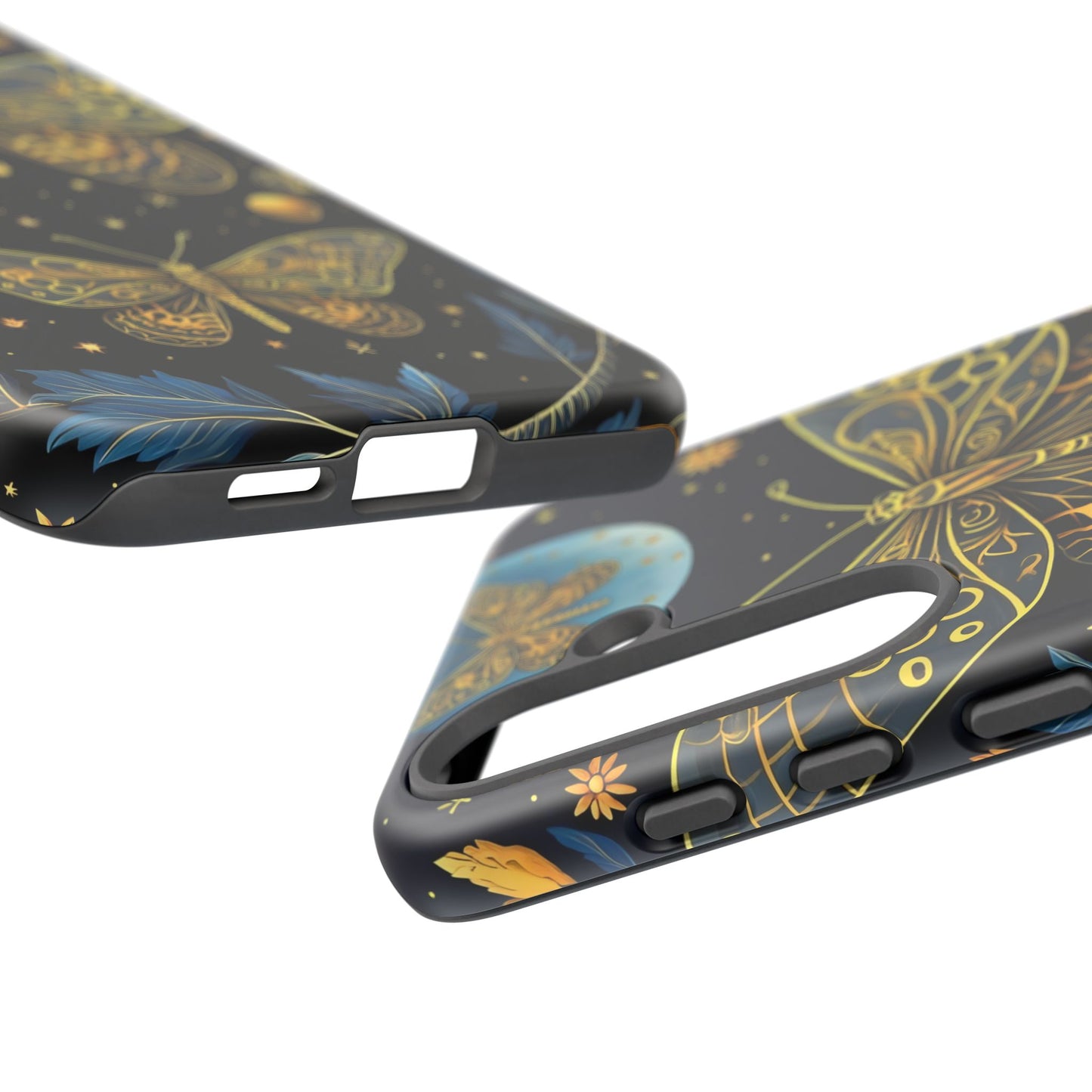 Butterfly Galaxy Phone Case | Tough Cases for Nature Lovers, Unique Phone Covers, Gift for Her, Boho Style, Floral Design