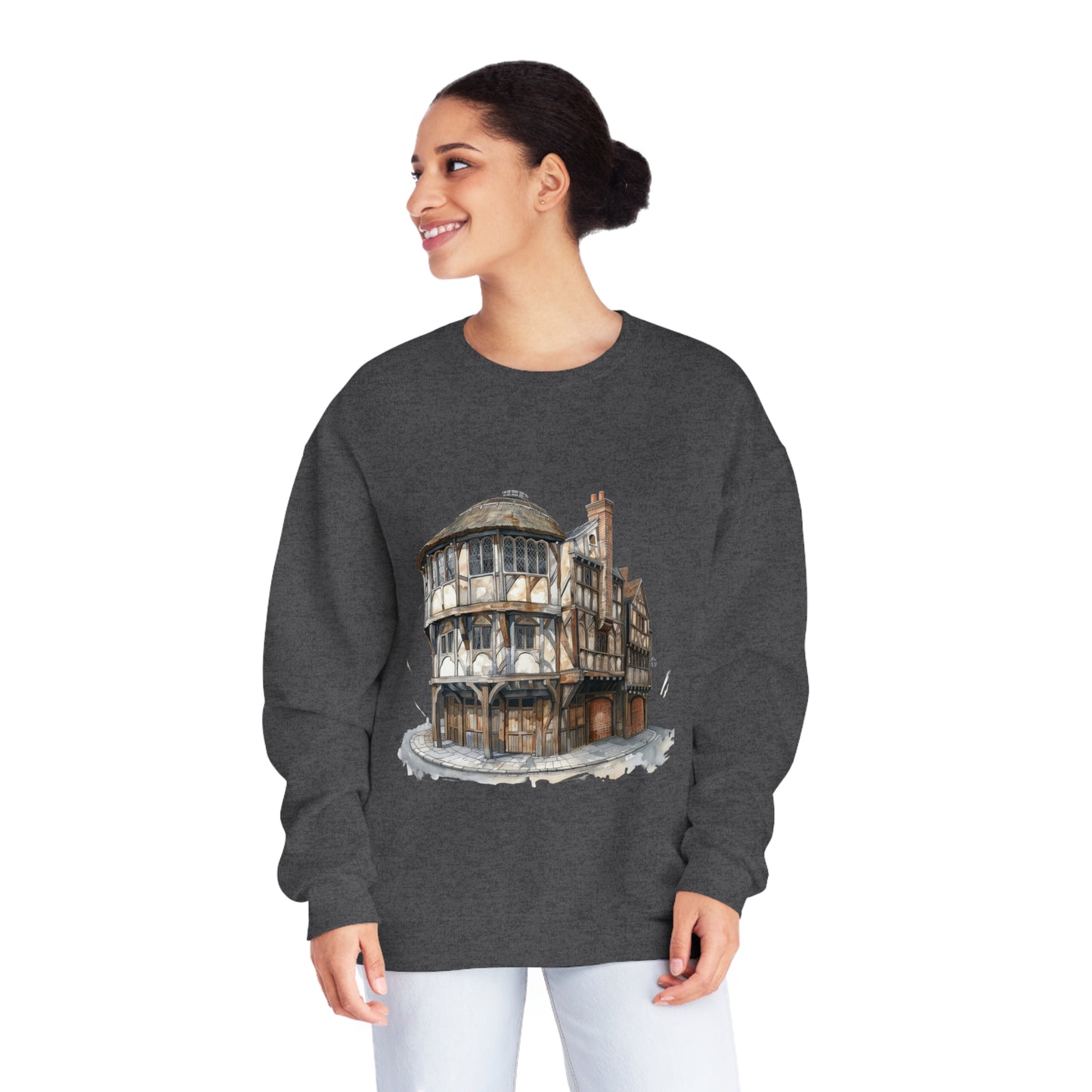 Unisex NuBlend® Crewneck Sweatshirt - A Pint of Britain - Iconic Pub Culture