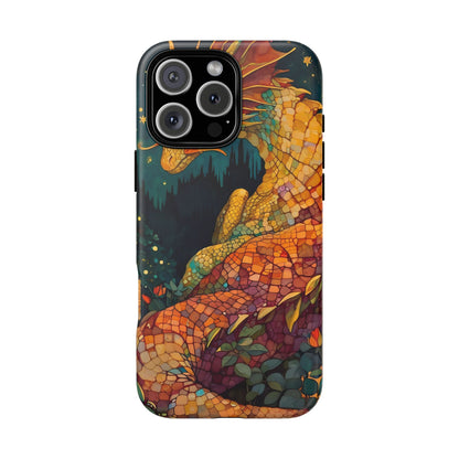 Dragon Art Phone Case, Tough Phone Cover, Fantasy Gift, Unique Mobile Accessory, Dragon Lover Gift, Stylish Protection