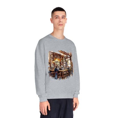 Unisex NuBlend® Crewneck Sweatshirt - Cozy British Pub