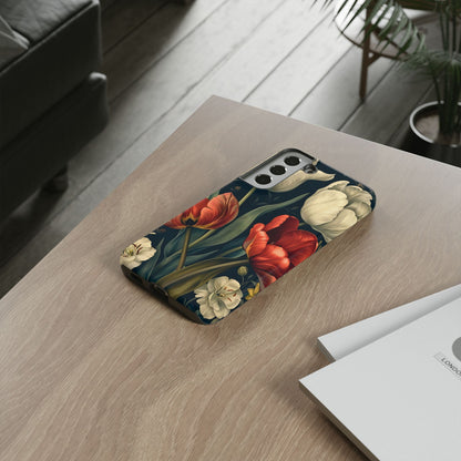 White Flower Tough Cases