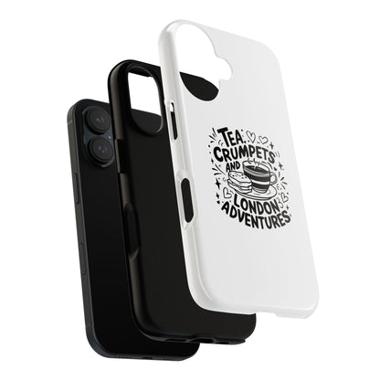 London Adventures Phone Case - Tea & Crumpets Design