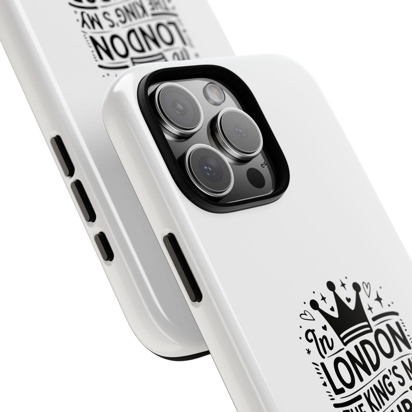London-Themed Tough Phone Case - Chic & Stylish Protection