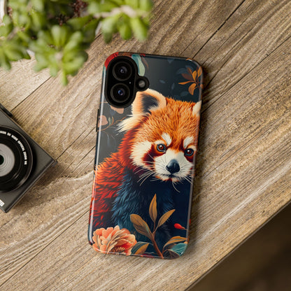 Cute Red Panda Phone Case, Wildlife Lover Gift, Tough Cases for iPhone, Nature-Themed Phone Cover, Animal Art Shell, Cute Tech Accessories