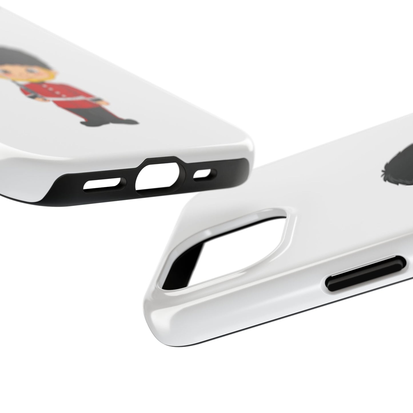 Cartoon Guard Phone Cases, Tough Phone Case for Kids & Adults, British Guard Design, Gift for Royal Fans, Unique Phone Accessories