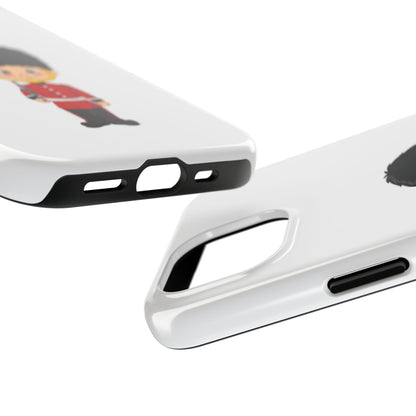 Cartoon Guard Phone Cases, Tough Phone Case for Kids & Adults, British Guard Design, Gift for Royal Fans, Unique Phone Accessories