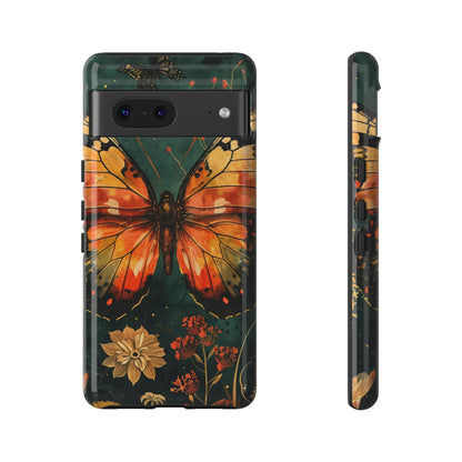 Butterfly Phone Case – Tough Cases for Nature Lovers, Floral Design, Butterfly Art, Unique Gift, Eco-Friendly Protection