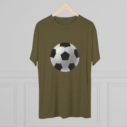 Dynamic Football Design - Sports Passion and Energy Unisex Tri-Blend Crew Tee