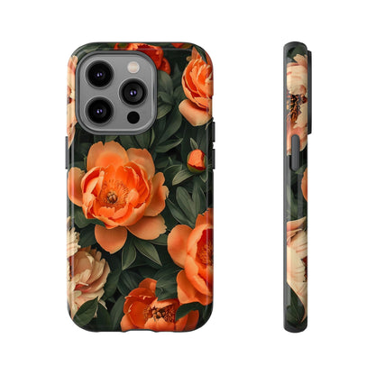 Stylish Floral Phone Case, Tough Cases, Floral Phone Cover, Gift for Her, Spring Accessories, Mother's Day, Phone Protection