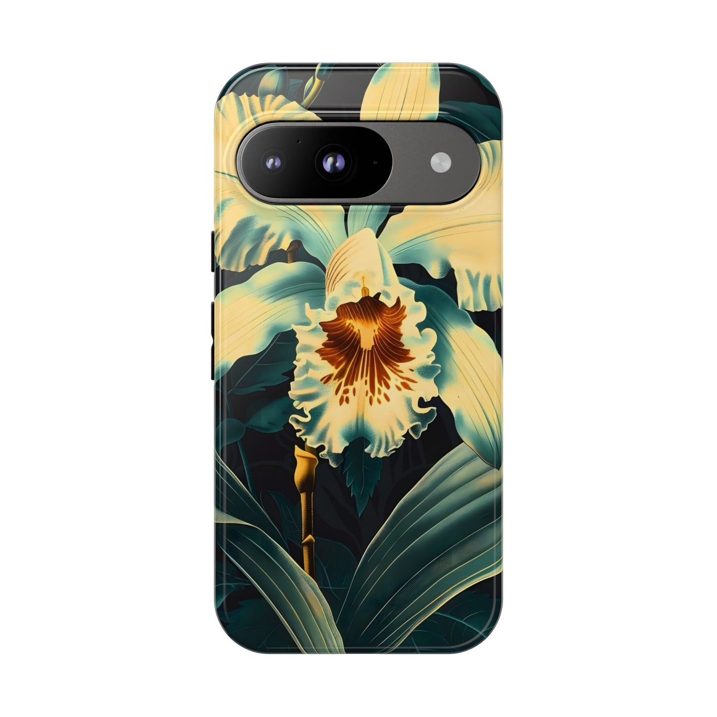 Floral Phone Case - Tough Cases with Orchid Design, Durable Smartphone Cover for Nature Lovers, Floral Gift for Her, Botanical [...]
