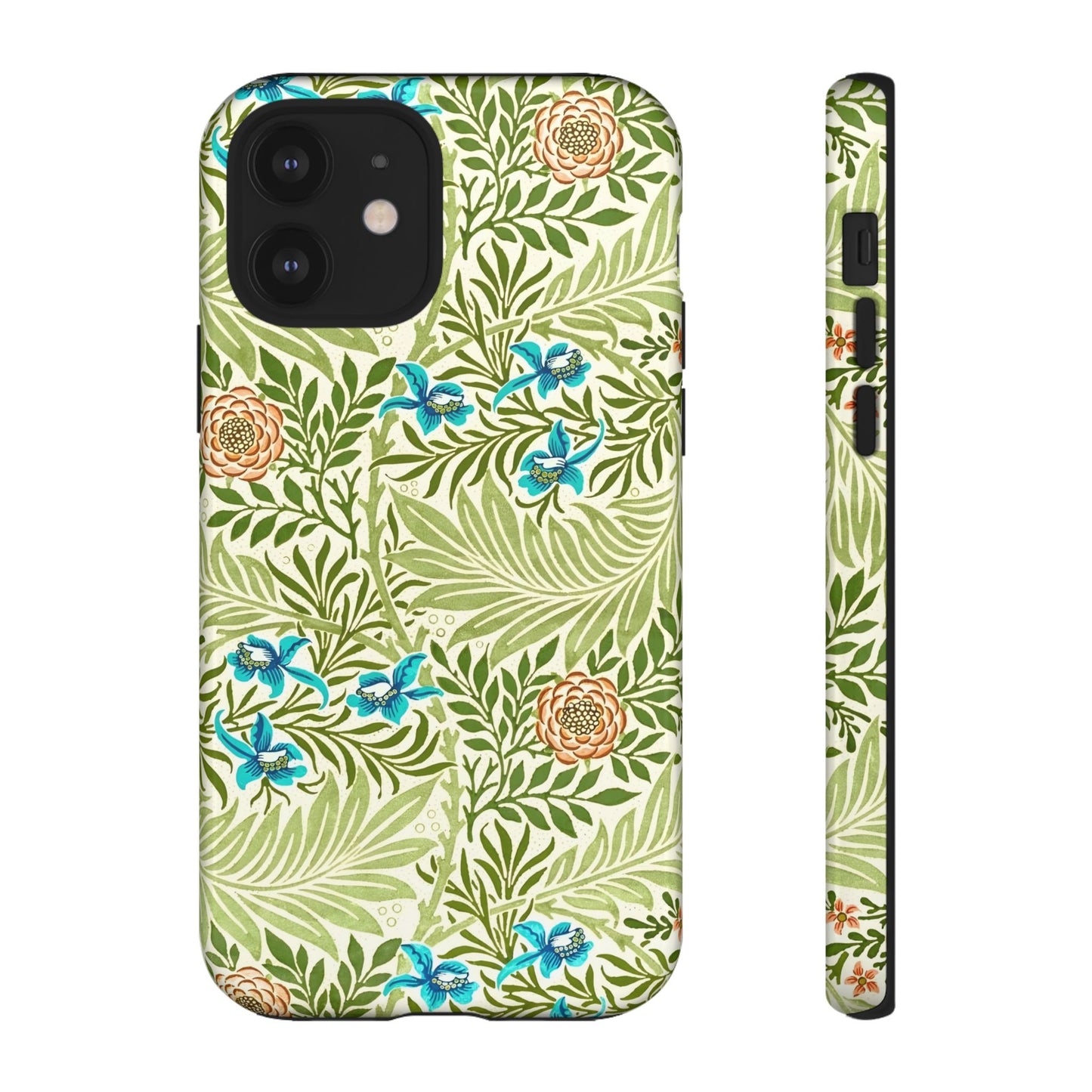 Tough Cases Phone Case, Botanical Print Phone Cover, Floral Smartphone Accessory, Nature-Inspired Tech Gear, Gift for Plant Lovers