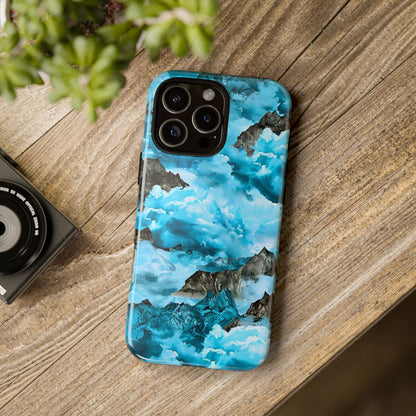 Mountain Wave Phone Case - Adventure Gear, Outdoor Gifts, Stylish Cases, Trendy Accessories, Nature Lovers