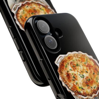 Quiche Phone Case - Funky Kitchen Decor, Foodie Gift, Chef Accessories, Culinary Art, Quirky Phone Cover