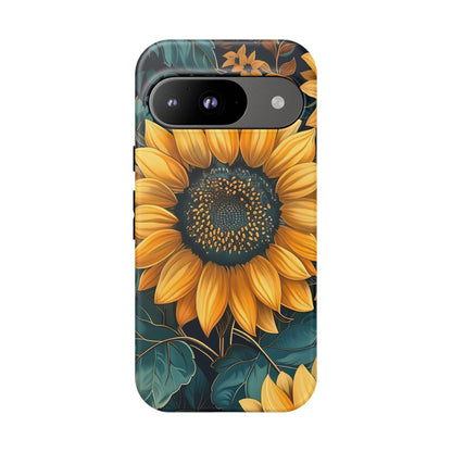 Sunflower Phone Case - Bright Floral Design, Stylish Tough Cover for Sunflower Lovers, Gift for Plant Enthusiasts, Mom Gift, Nature Lovers