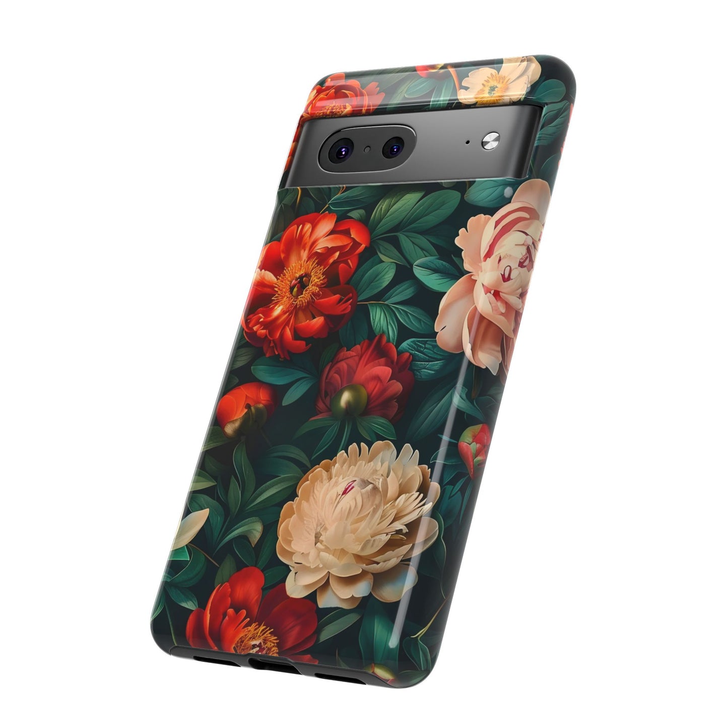 Floral Phone Case - Tough Cases, Vibrant Protection, Gift for Her, Cute Floral Design, Trendy Accessory, Perfect for Spring