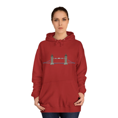 Tower Bridge Iconic Unisex College Hoodie