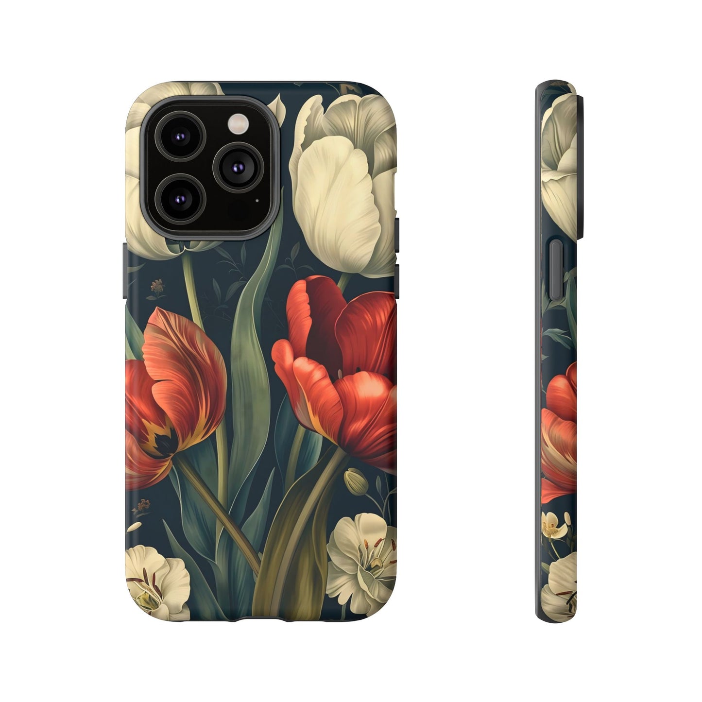 White Flower Tough Cases