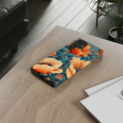 Floral Phone Case, Tough Cases for Protection and Style, Spring Aesthetic, Gift for Her, Phone Accessory for Nature Lovers