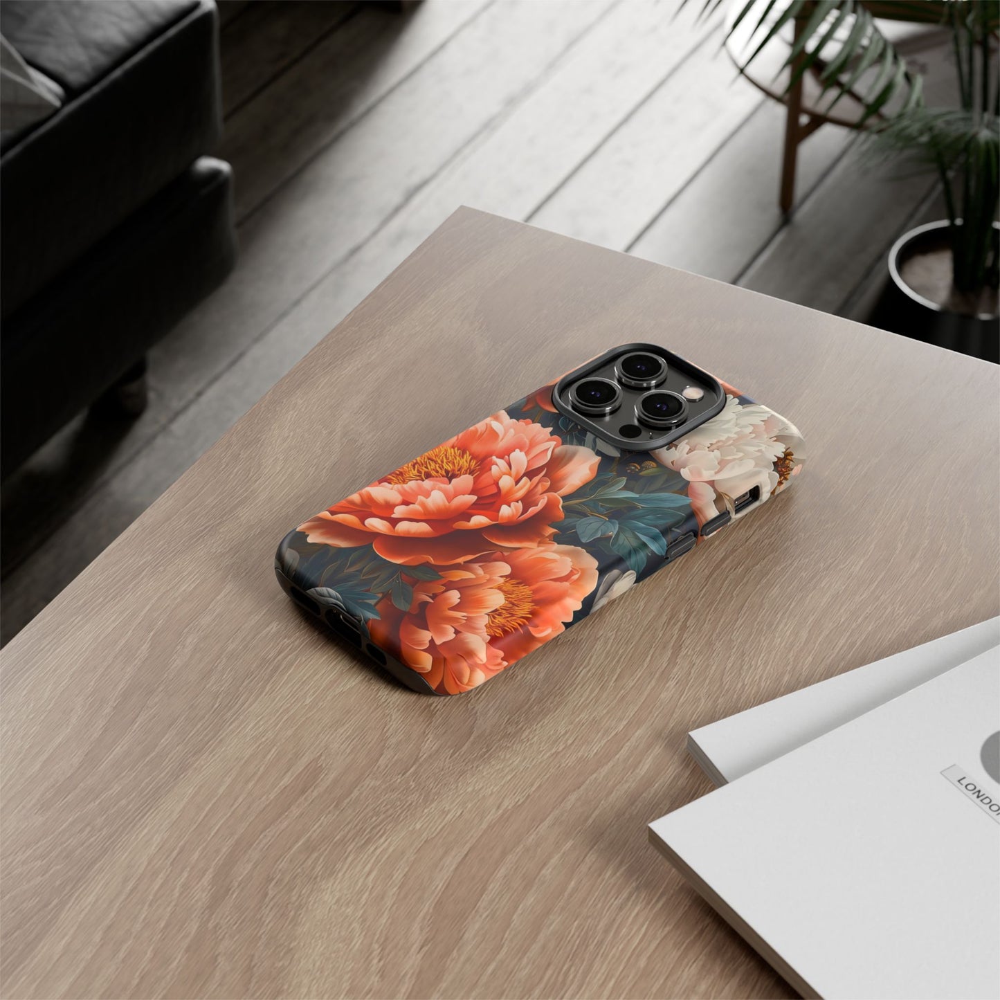 Floral Phone Case - Tough Cases, Durable Cover, Flower Design, Unique Gift, Phone Accessories