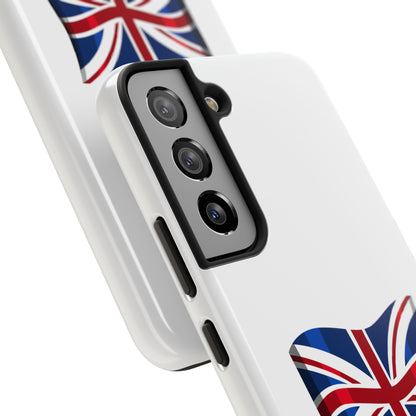 British Flag Tough Phone Case, Durable Phone Cover, Union Jack Case, Gift for UK Lovers, Stylish Phone Protector